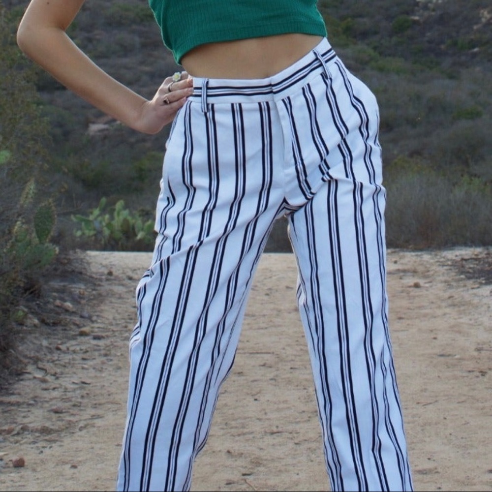 Tommy Hilfiger Striped Waverly Capri Pant